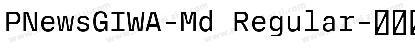 PNewsGIWA-Md Regular字体转换